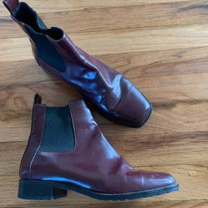 maxmara pull on booties size 7 made in Italy euro 37.5 like new